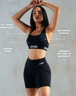 Women PSD Proluxe|Performance Bra*ProLuxe - Black