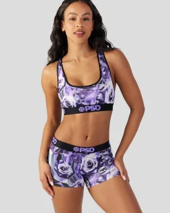 Women PSD Sports Bra|Core Standard*Quincy - Tech Rose