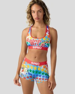 Women PSD Sports Bra|Core Standard*Rainbow Brite