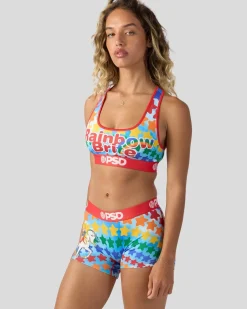 Women PSD Sports Bra|Core Standard*Rainbow Brite