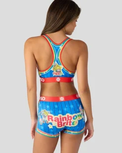 Women PSD Sports Bra|Core Standard*Rainbow Brite - Baller