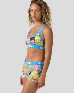Women PSD Sports Bra|Core Standard*Rainbow Brite - Squad