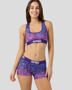 Women PSD Sports Bra|Core Standard*Rick and Morty - Fader