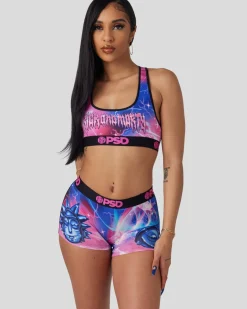 Women PSD Sports Bra|Core Standard*Rick and Morty - Metal