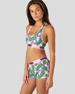 Women/BOY PSD Boy Shorts|Core Standard*Rick and Morty - Pickle Daze