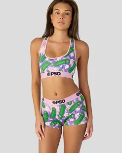 Women PSD Sports Bra|Core Standard*Rick and Morty - Pickle Daze