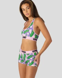 Women PSD Sports Bra|Core Standard*Rick and Morty - Pickle Daze