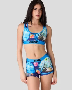 Women PSD Sports Bra|Core Standard*Rick and Morty - Travels