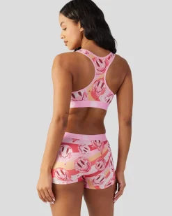 Women PSD Sports Bra|Core Standard*70s Smiley
