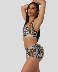 Women PSD Sports Bra|Core Standard*Safari Ice