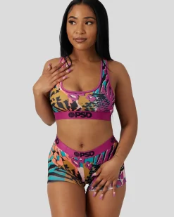 Women PSD Sports Bra|Core Standard*Scattered Skins