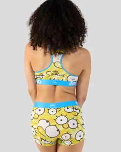 Women PSD Sports Bra|Core Standard*Simpsons - Simpsons Eyes