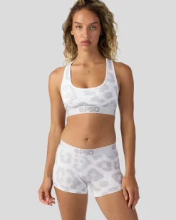 Women PSD Sports Bra|Core Standard*Snow Leopard