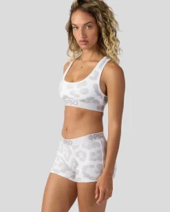 Women PSD Sports Bra|Core Standard*Snow Leopard