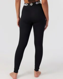 Women PSD Leggings|Leggings*Solids - Black