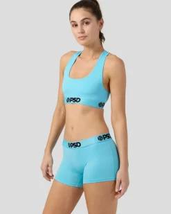 Women/BOY PSD Boy Shorts|Core Standard*Solids - Caribbean