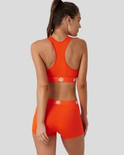 Women PSD Sports Bra|Core Standard*Solids - Tangerine