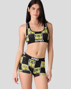 Women/BOY PSD Boy Shorts|Core Standard*SpongeBob SquarePants - Check