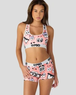 Women PSD Sports Bra|Core Standard*SpongeBob SquarePants - Patrick Eyes