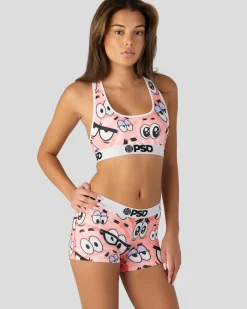 Women PSD Sports Bra|Core Standard*SpongeBob SquarePants - Patrick Eyes
