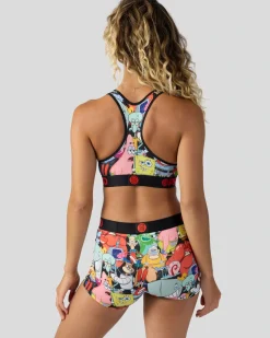 Women PSD Sports Bra|Core Standard*SpongeBob SquarePants - Squad
