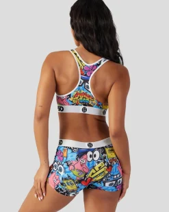 Women PSD Sports Bra|Core Standard*SpongeBob SquarePants - Street