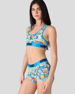 Women PSD Sports Bra|Core Standard*SpongeBob SquarePants - Surfin'