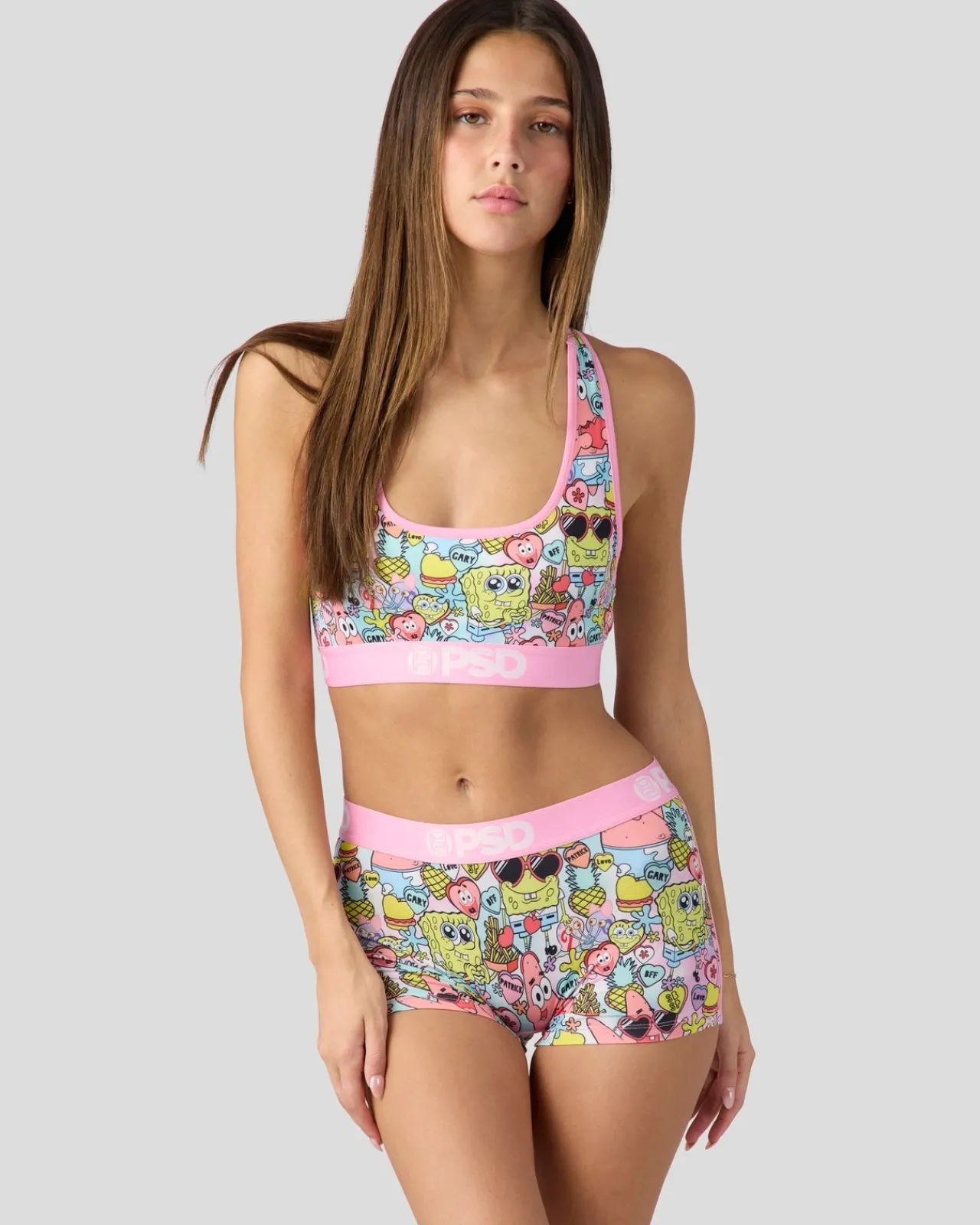 Women/BOY PSD Boy Shorts|Core Standard*SpongeBob SquarePants - XOXO, SpongeBob