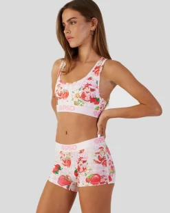 Women PSD Sports Bra|Core Standard*Strawberry Shortcake - Berry Special