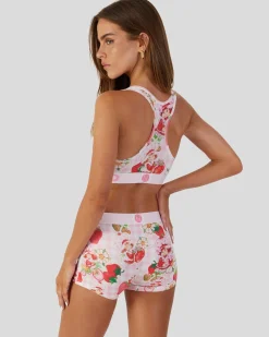 Women PSD Sports Bra|Core Standard*Strawberry Shortcake - Berry Special