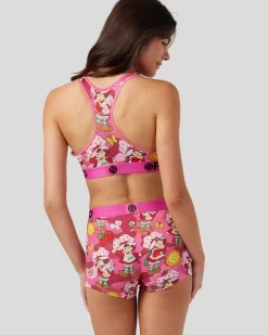 Women PSD Sports Bra|Core Standard*Strawberry Shortcake - Camo