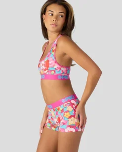 Women PSD Sports Bra|Core Standard*Strawberry Shortcake x Care Bears - Trippin