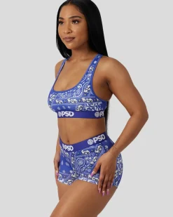 Women PSD Sports Bra|Core Standard*Street Bandana