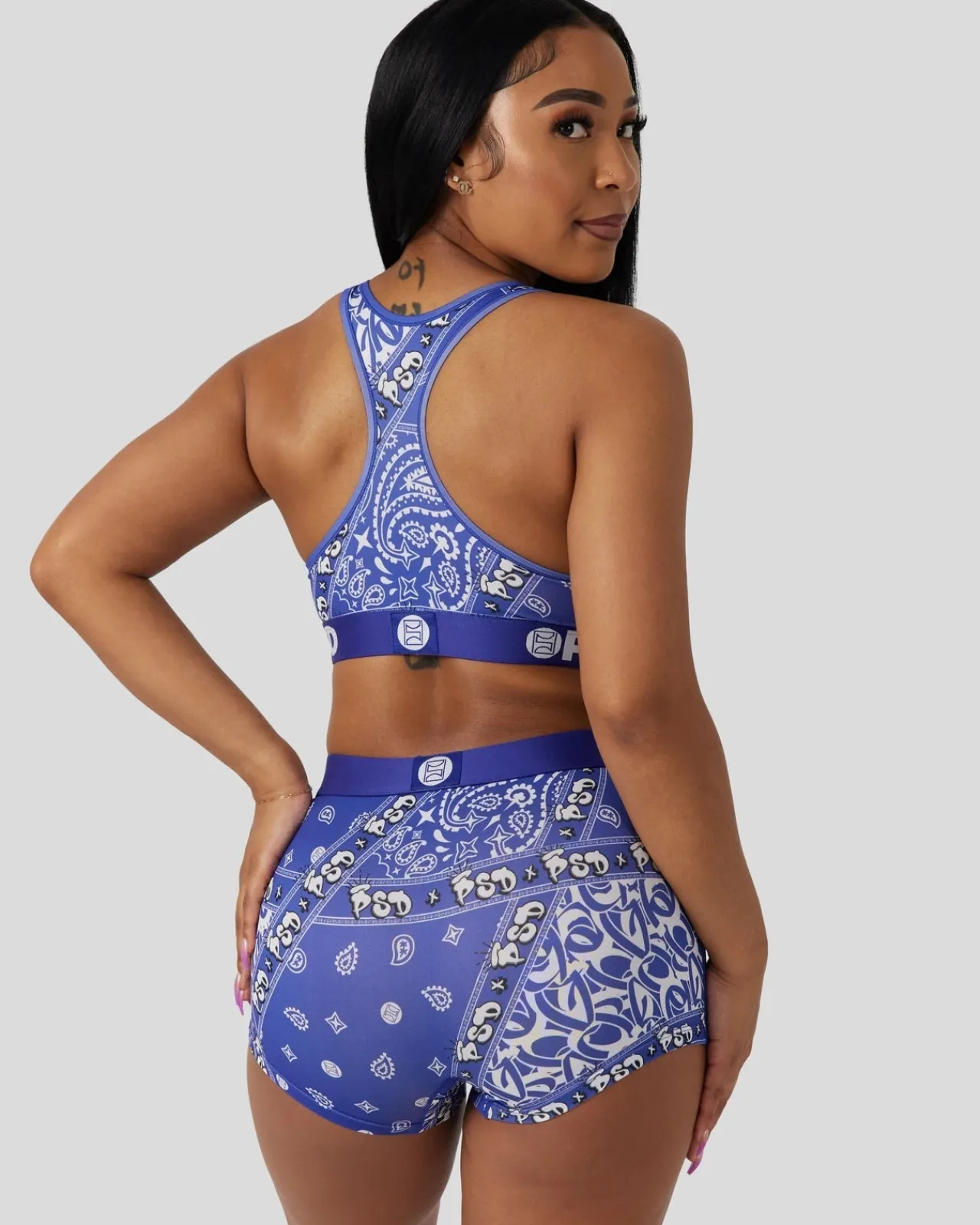 Women PSD Sports Bra|Core Standard*Street Bandana