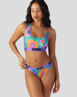 Women PSD Thongs|Core Standard*Sunflower Pop