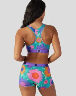 Women PSD Sports Bra|Core Standard*Sunflower Pop