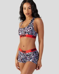 Women PSD Sports Bra|Core Standard*The Powerpuff Girls - 3D Trip