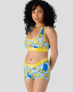 Women PSD Sports Bra|Core Standard*The Simpsons - Heads