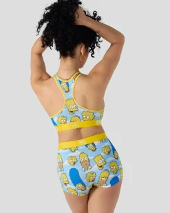 Women PSD Sports Bra|Core Standard*The Simpsons - Heads