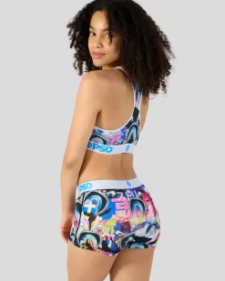 Women/BOY PSD Boy Shorts|Core Standard*Warface Shark Glitch