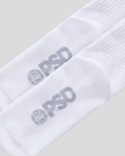 PSD Socks*Womens Crew - White